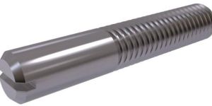 DIN 427 Slotted Headless Screw with Flat Point