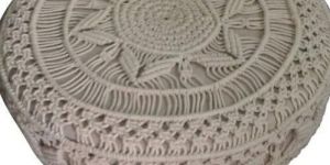 Macrame Puff Stool