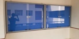 Sliding Glass Notice Board