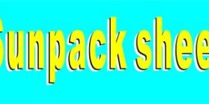 Sunpack Sheet Printing Services