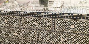 Dresser Bone Inlay Furniture.