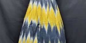 Ikat Angrakha Gown