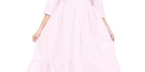 Pink Maternity Feeding Dress