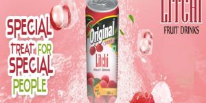 240ml Litchi Drink Tin