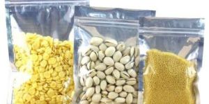 THREE SIDE METALLIC ZIPPER POUCH