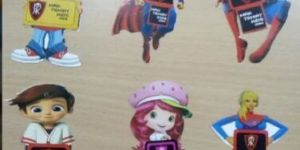 Die Cut Cartoon Hanging Tags