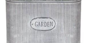 Galvanized Garden Planters