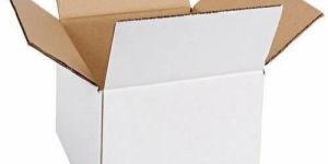 White Corrugated Box