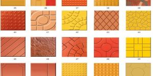 Designer Chequered Tiles Mould