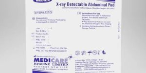 X-Ray Detectable Abdominal Pad