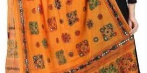 Cotton Phulkari Dupatta
