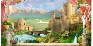 3D Building Design Customized Wallpaper