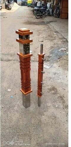 Wooden Railing Pillar