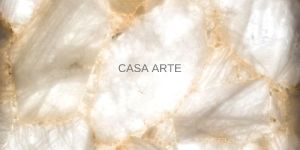 White Quartz Semi Precious Stone Slab Tile