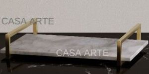 White Quartz Serving Tray