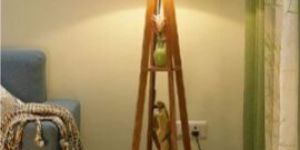 Wooden Floor Lamp