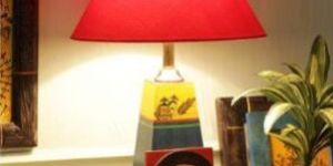 Wooden Table Lamp