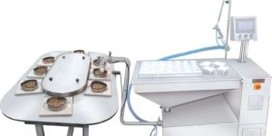 SPOT CAKE DEPOSITOR WITH CIRCULAR CONVEYOR & MUFFIN CONVEYOR