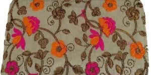 Embroidered Clutch Bag