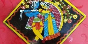 Handpainted Wooden Tikuli Art