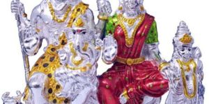 Silver Shiva Statues