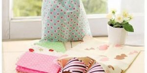 Folding Printed Shoe Bags