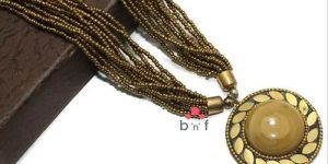 Assorted Seed Beads Long Necklace