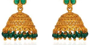 Rajwadi Finish Antique Jhumka Earrings