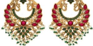 Rajwadi Finish Antique Long Earrings
