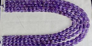 Amethyst Oval Faceted Beads