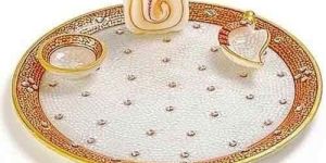Marble Pooja Thali