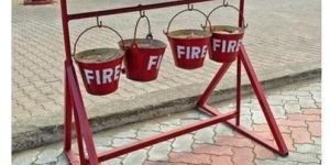 4 Fire Bucket Stand
