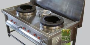 Two Burner Chinese Cooking Range