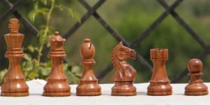 K150 Supreme Horse Wooden Chess Pieces