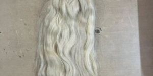 Natural White Human Hair