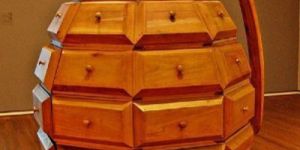 Grenade Form Multi Drawer Art Cabinet