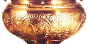 Brass Flower Planter