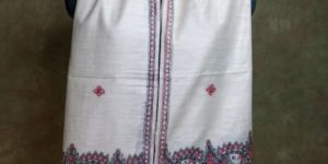 Madhubani Painted Muga Silk Stole