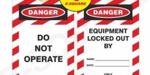 Safety Lockout Tags