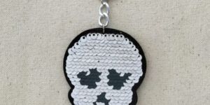 Skull Reversible Keychain
