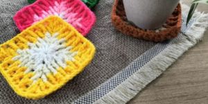 Square Cotton Tea Coaster