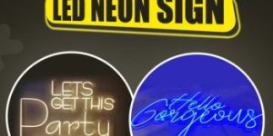 Neon LED Signage Board