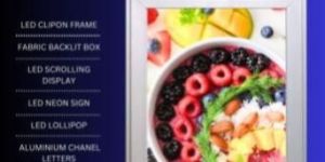 Restaurant LED Menu Board