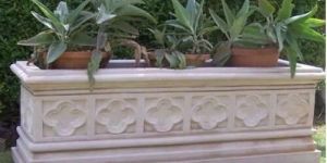 Carving Stone Planter