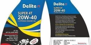 Bike Oil Bottles Sticker