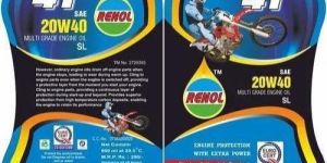 Offset Printing Oil Bottle Sticker