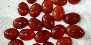 Red Yemeni Hakik Agate Loose Gemstone Cabochon