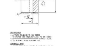DIN Low Voltage Transformer Bushing 42530