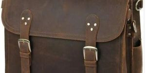 Leather Messenger Bag