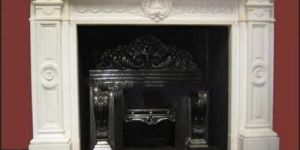 White Marble Fireplace Mantels